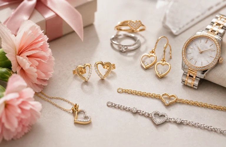 Herz-Ohrringe zum Muttertag: Schmuck mit Bedeutung